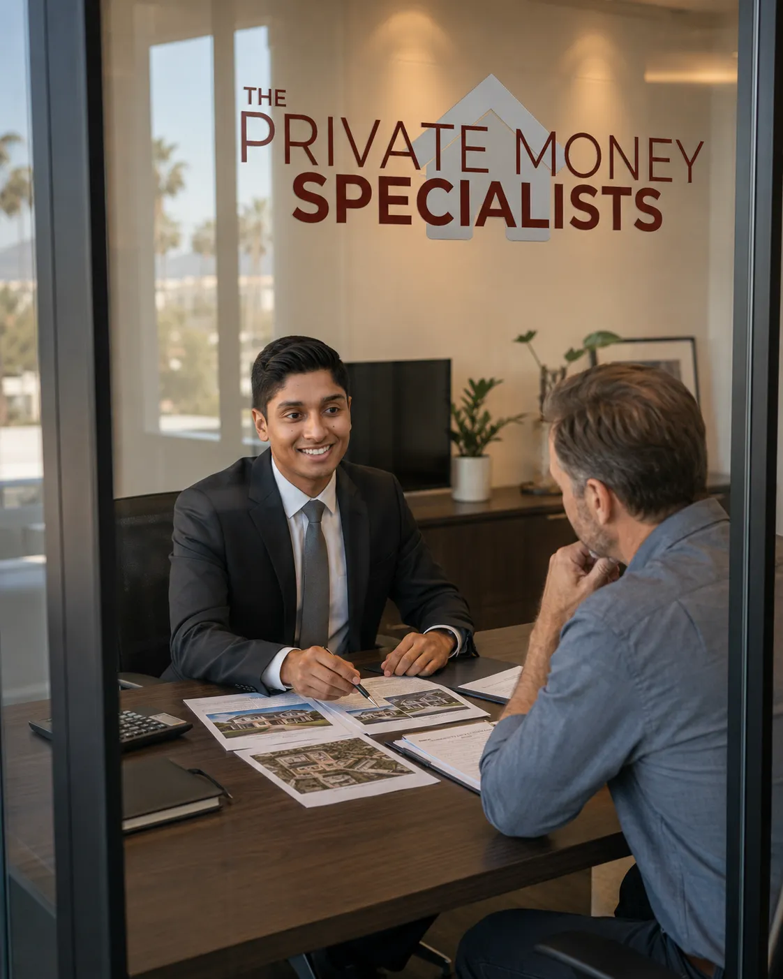 Team at Private Money Specialists reviewing a foreclosure bailout scenario
