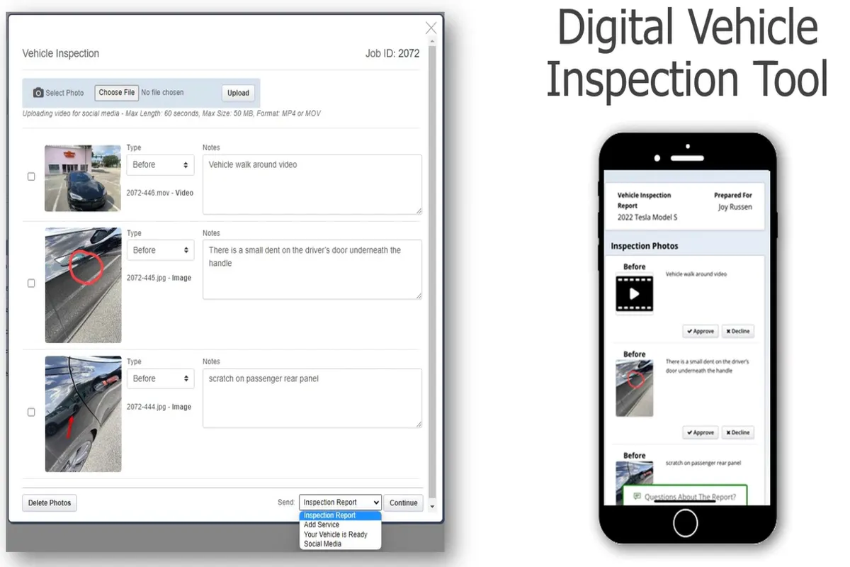 Digital Vehicle Inspection Tool