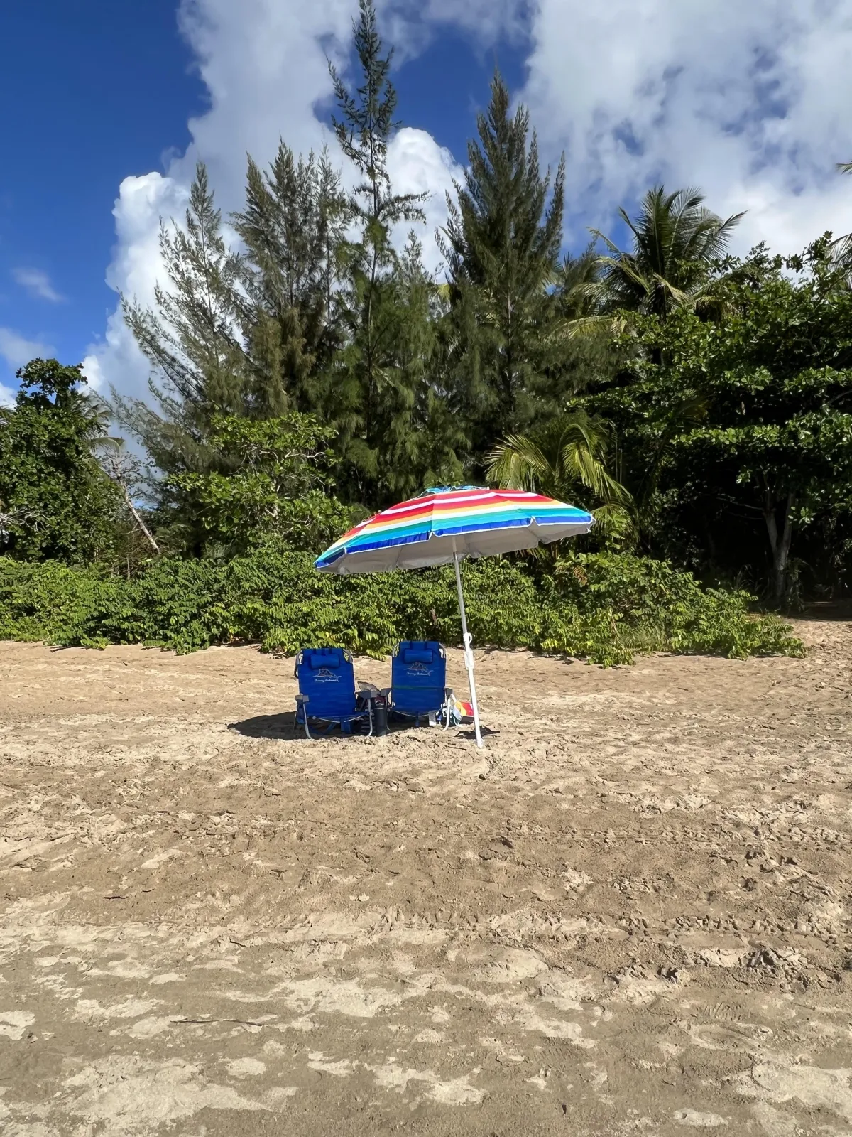 Puerto Rico Airbnb home beach umbrella