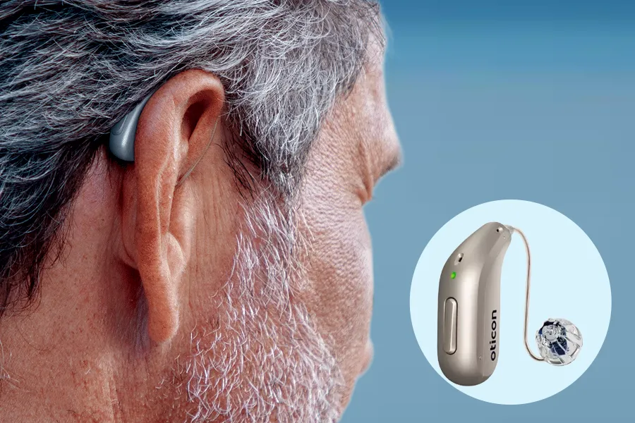 RIC (receiver in canal) or RITE (receiver in the ear hearing aids