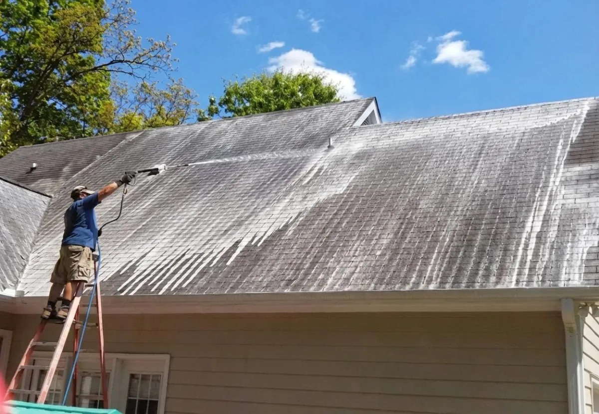 Roof Soft Washing in Charlotte, NC