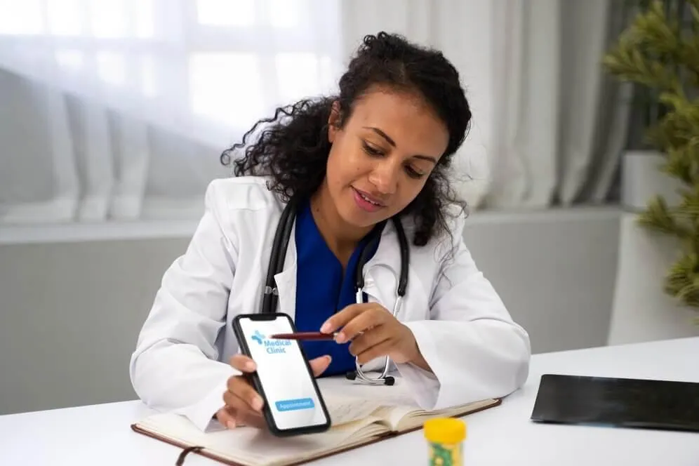 Doctor Explaining about the copayments services