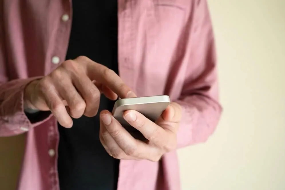Man Using phone