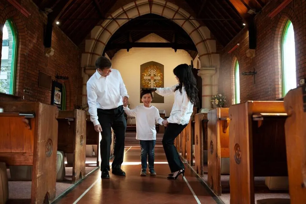 Family in Church