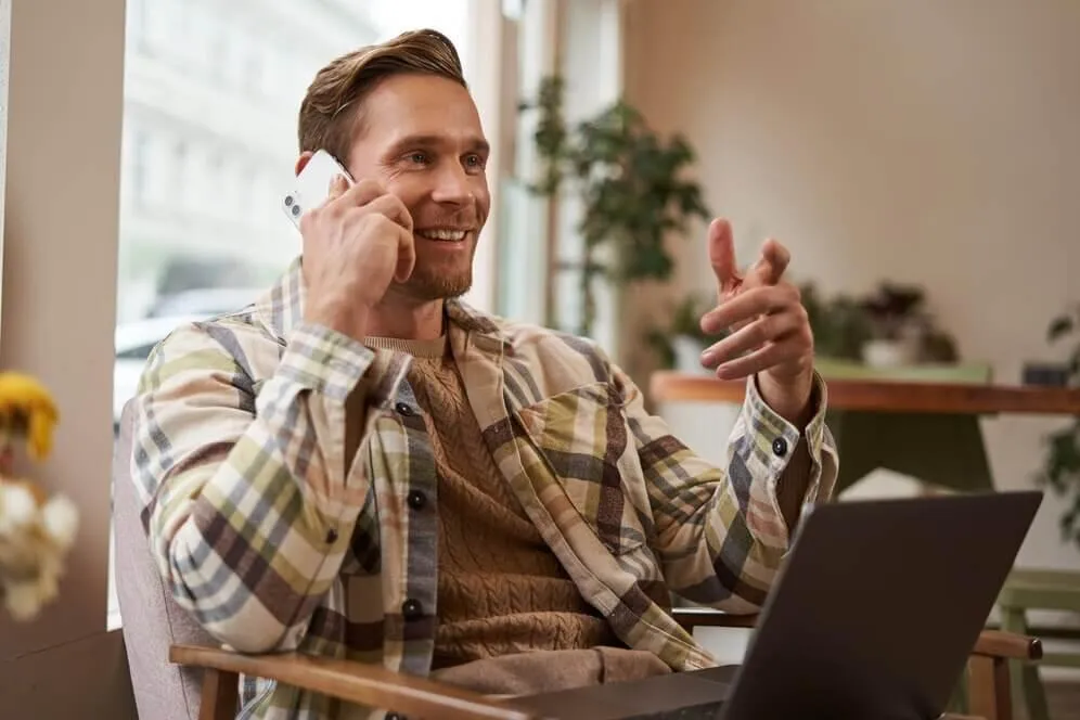 Man happy about his medi-share