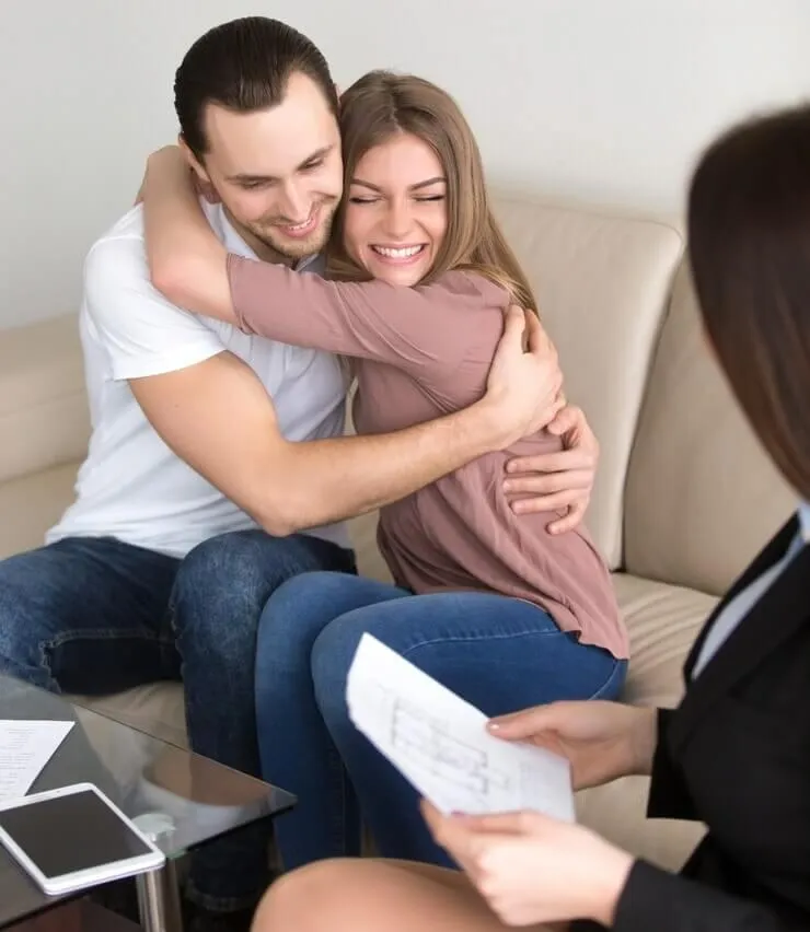 Couple happy after being approved to subsidy