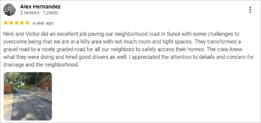 paving company review