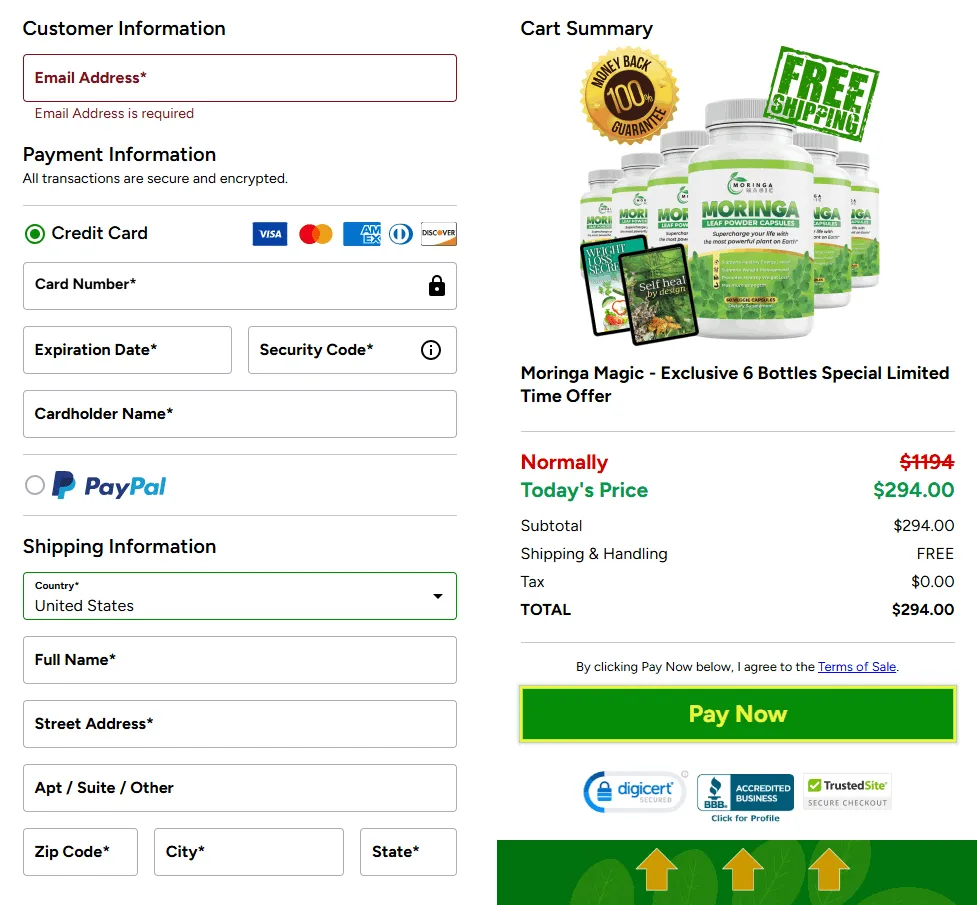 Moringa Magic  supplement 