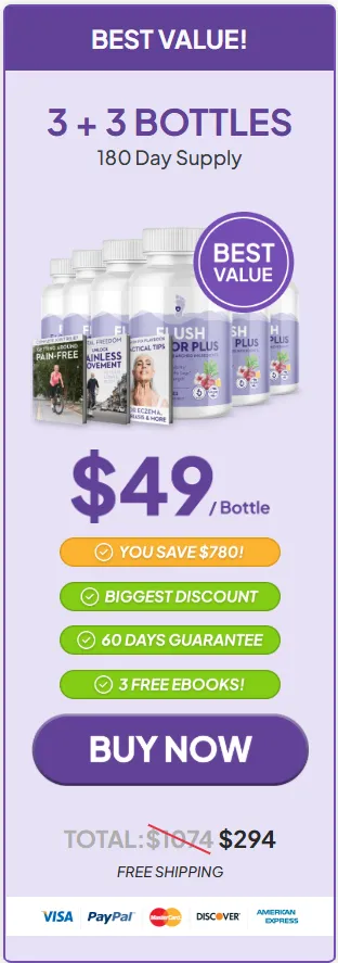 6 bottle flush factor plus