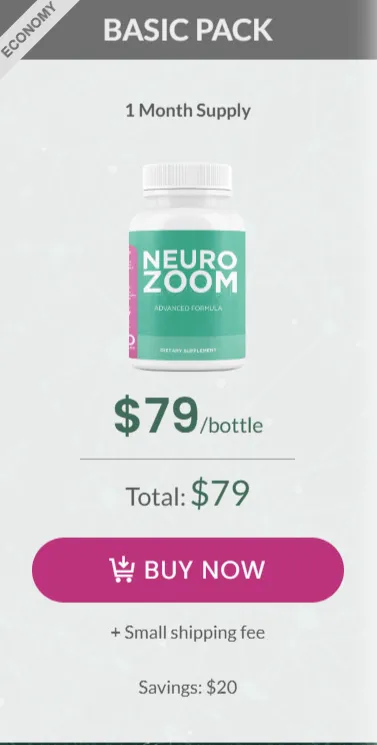 1 bottle NeuroZoom