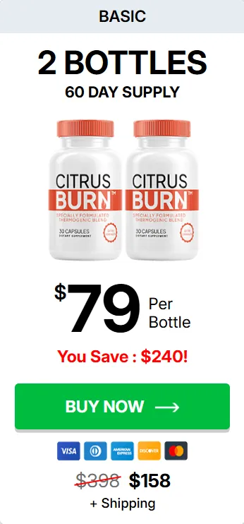 1 bottle CitrusBurn 