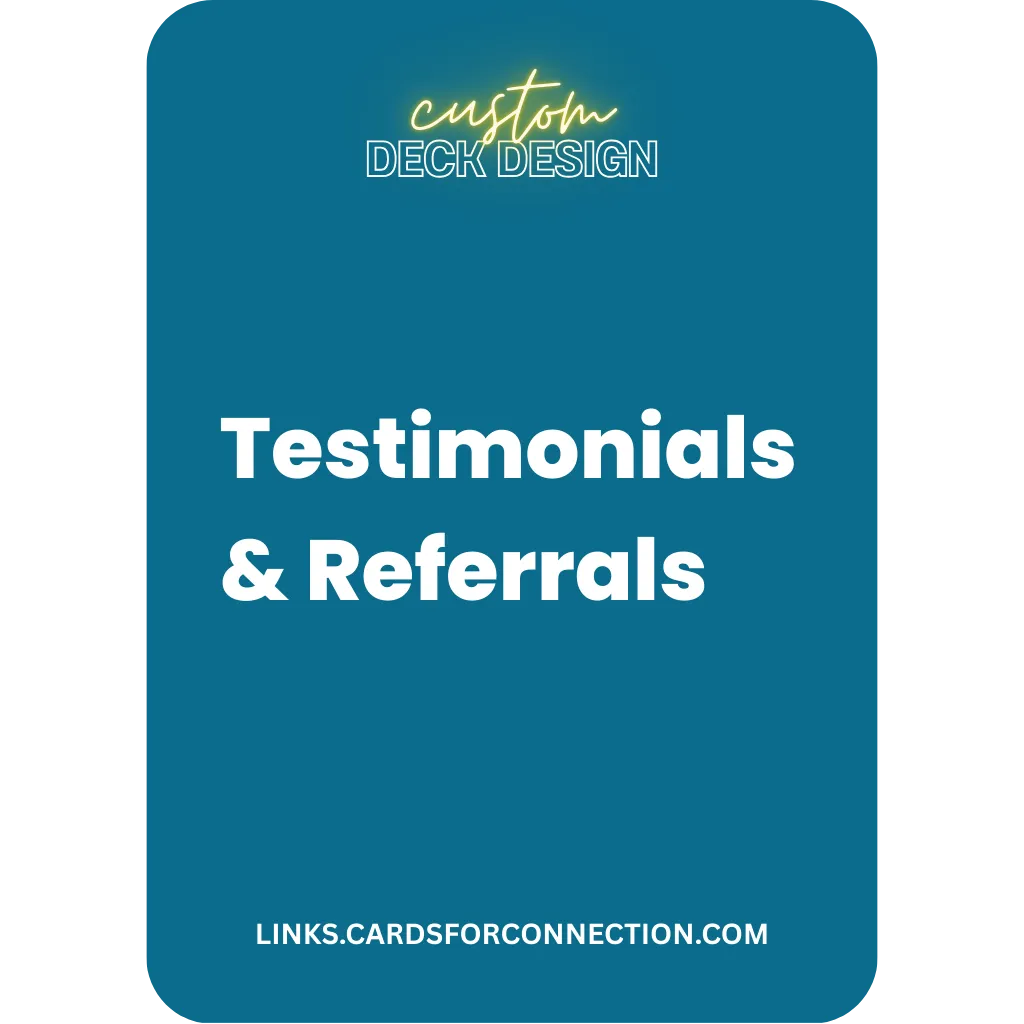 testimonials and referrrals