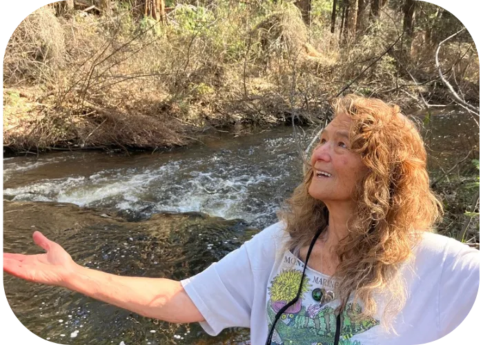 High Vibe Life Michele Newman Mount Shasta Retreat by Lake