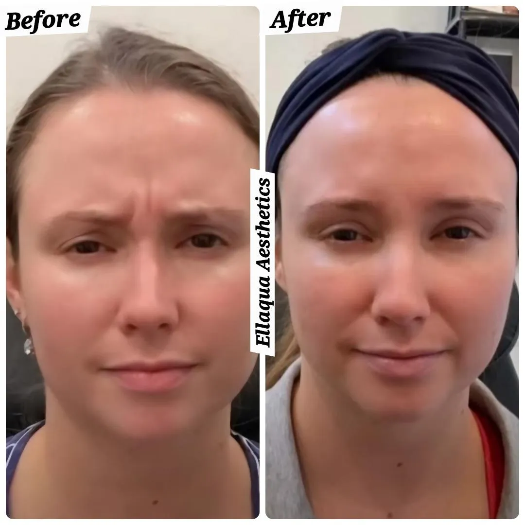 person holding white labeled bottle