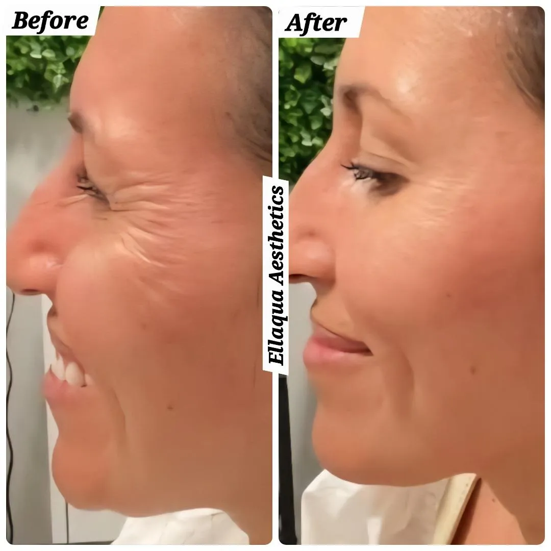 person holding white labeled bottle