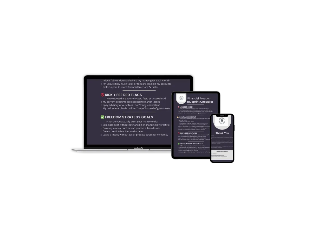 Financial Freedom Blueprint Checklist