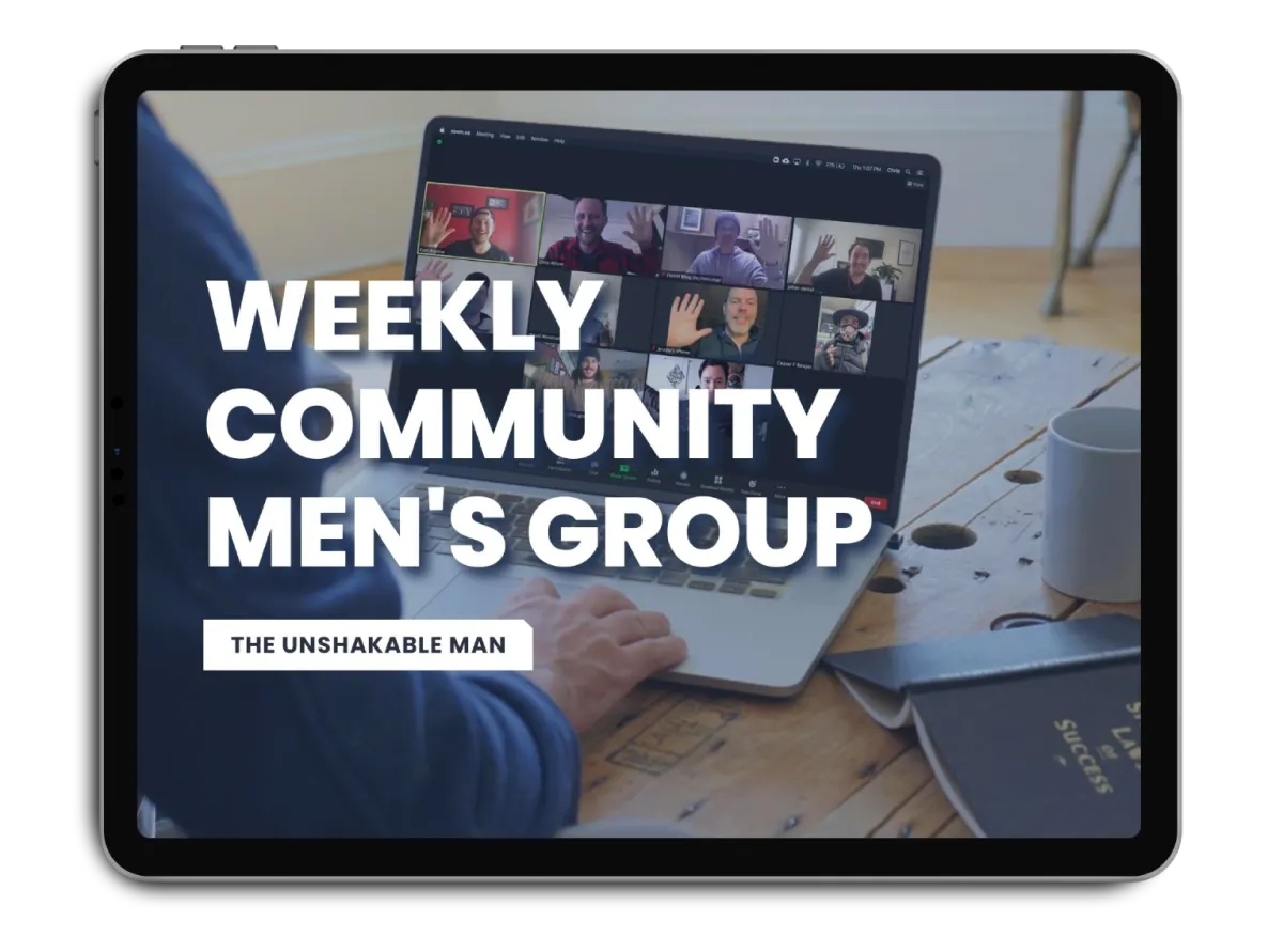 weekly community men’s group/5-Day Unshakable Self-Confidence Masterclass