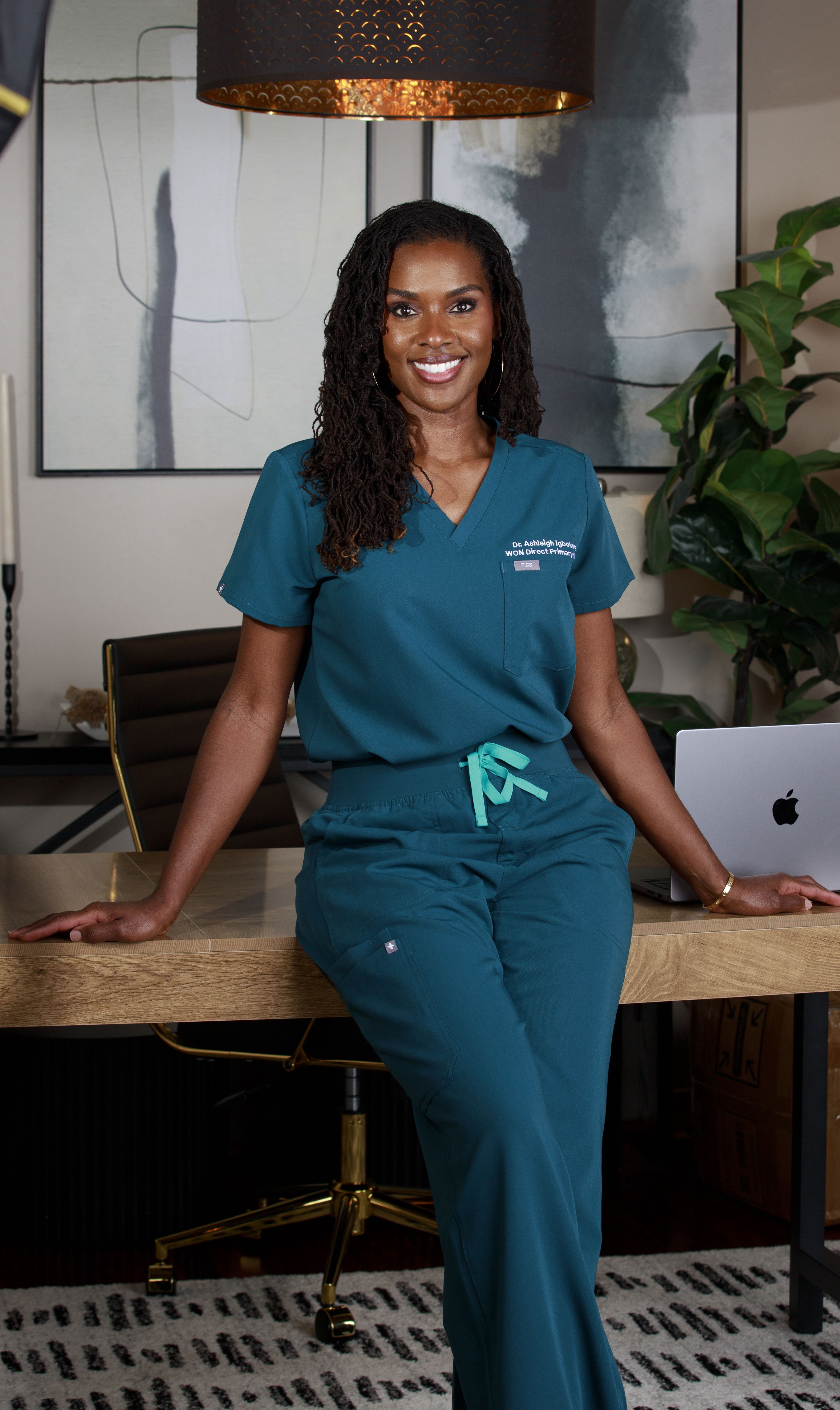 Dr. Ashleigh Igbokwe-Hamilton, MD — the physician behind WON Direct Primary Care, a relationship-based direct primary care practice for women in Metro Atlanta, Georgia