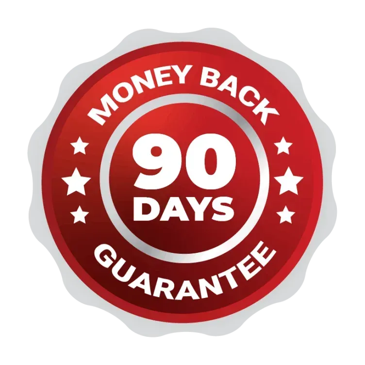 90 days money back guarantee