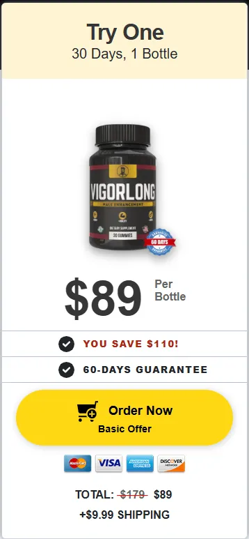 vigorlong buy 1 bottle