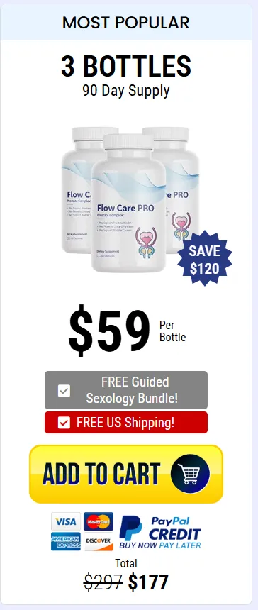 flow care pro buy 3 bottles
