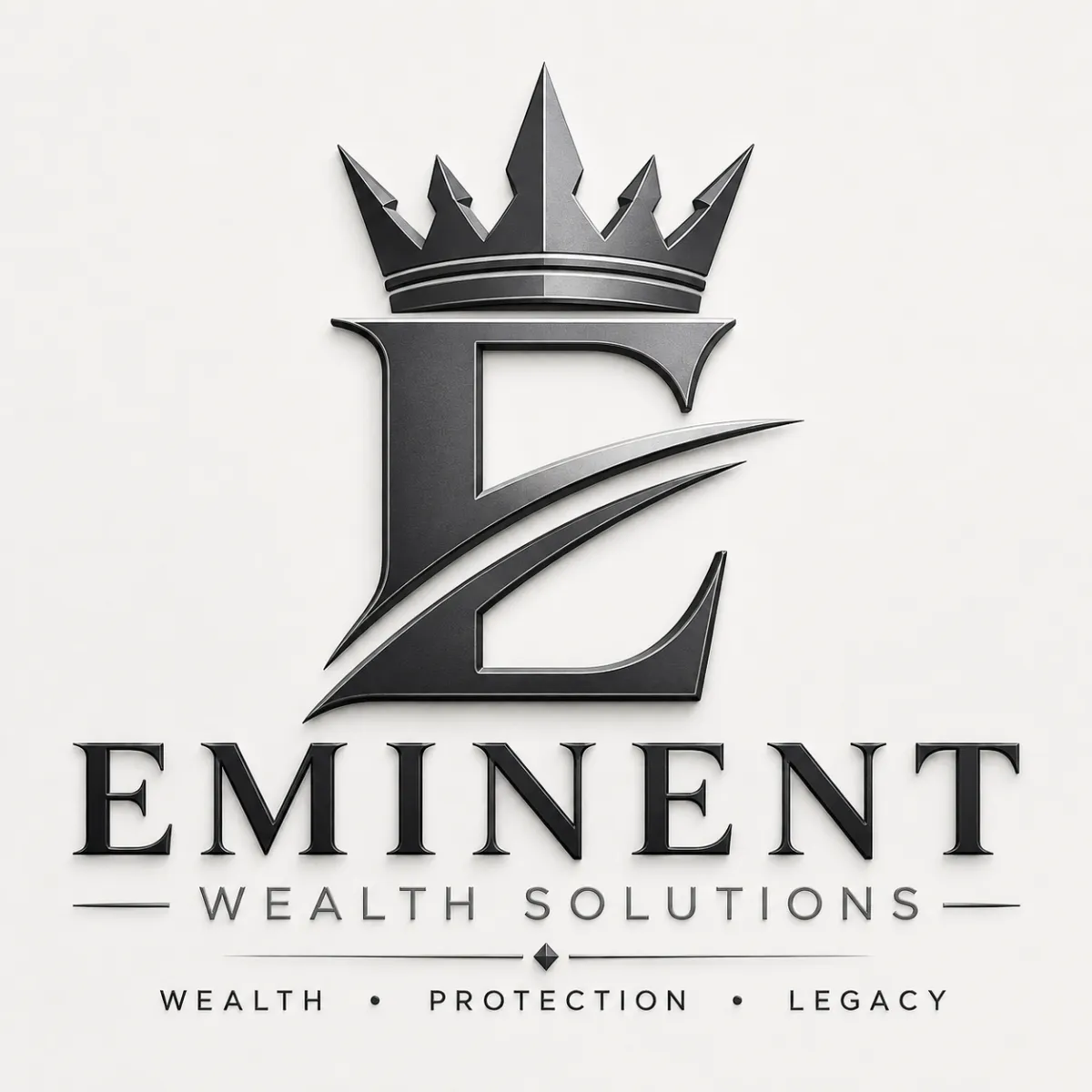 Monolithic silver and obsidian architectural focal sculpture representing generational wealth architecture