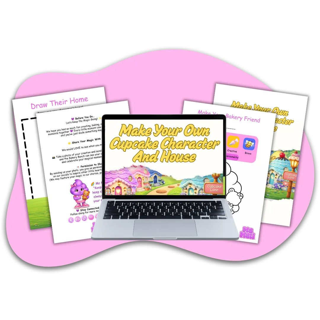 Make Your Own Cupcake Character and House
