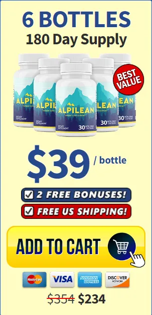 Alpilean 6 bottle cart