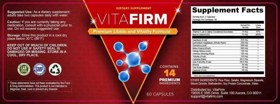 VitaFirm   ingredients