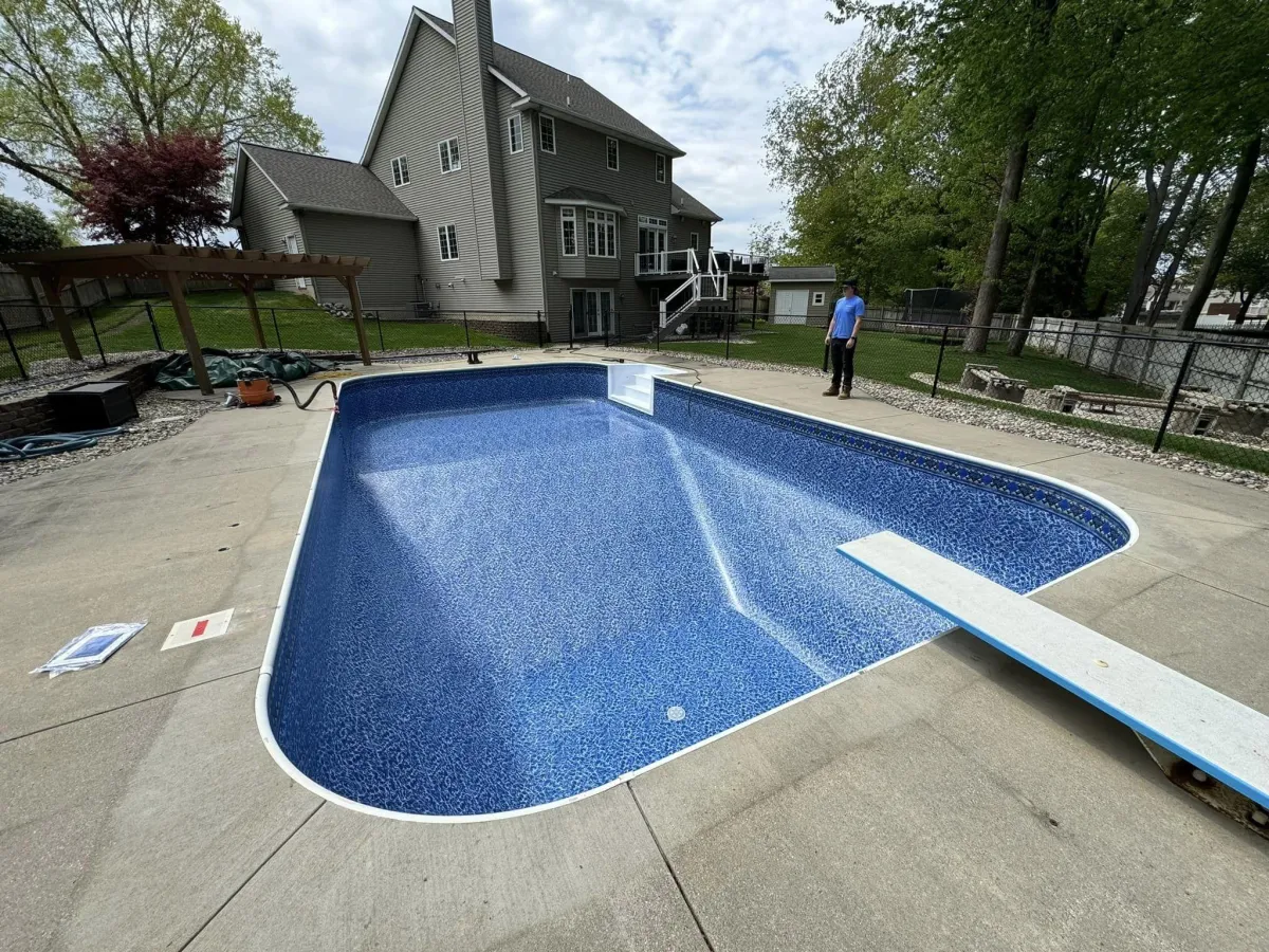 New Pool Installation Picture