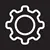 Gear icon representing AI automation and consulting systems