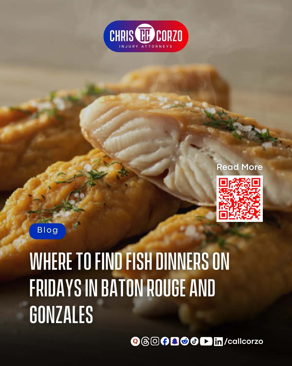 Where to find fish dinners on Fridays in Baton Rouge and Gonzales