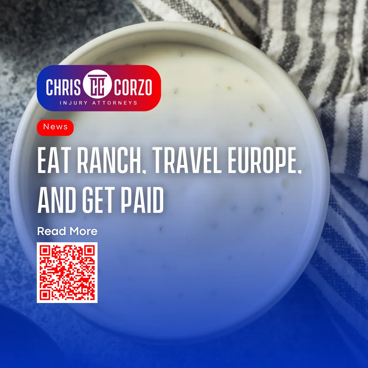 Love Ranch and Travel? You and Your Food Buddy Could Get Paid for This