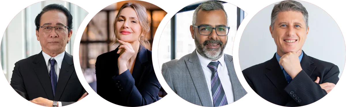 Images of people in the program