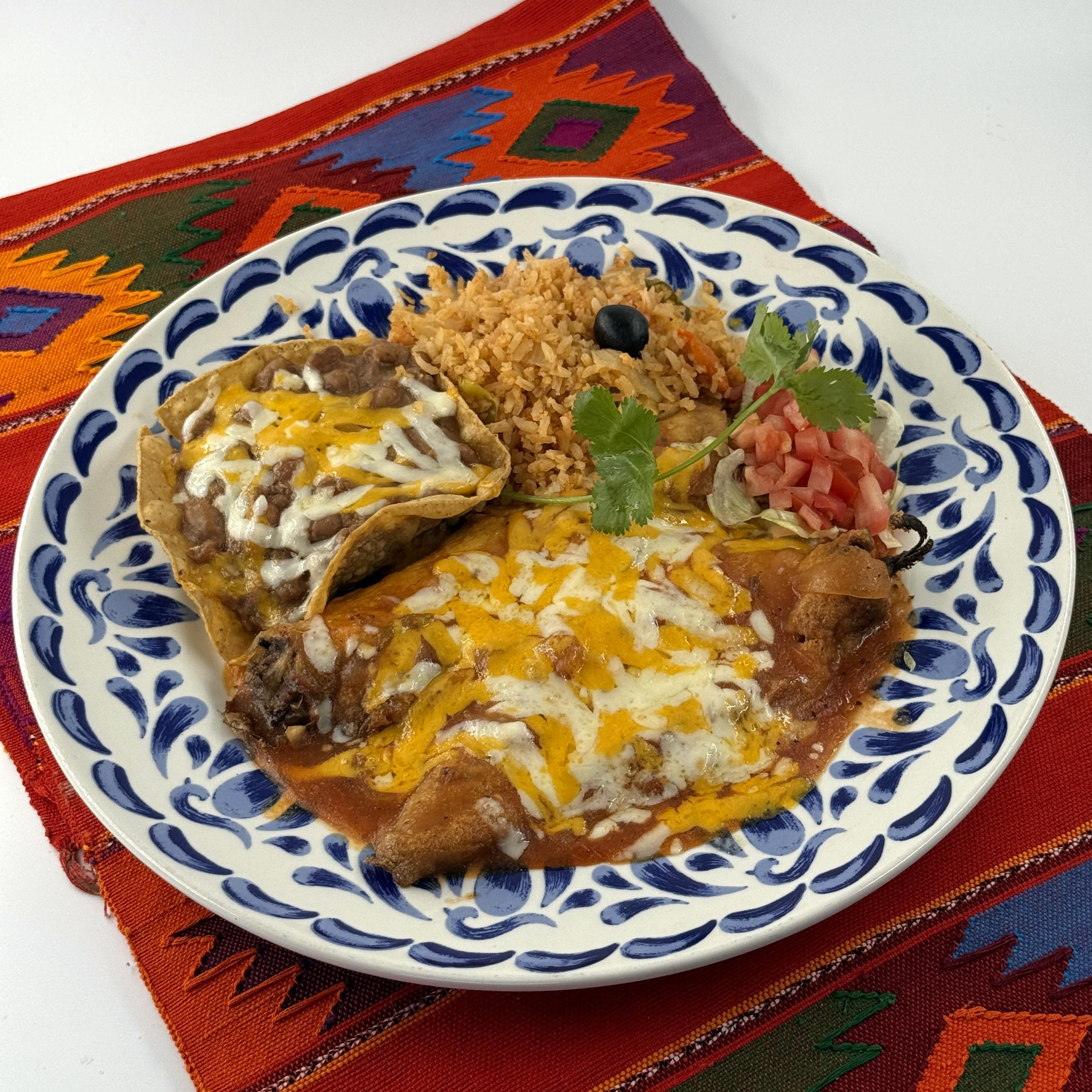 #10 Two Chile Rellenos