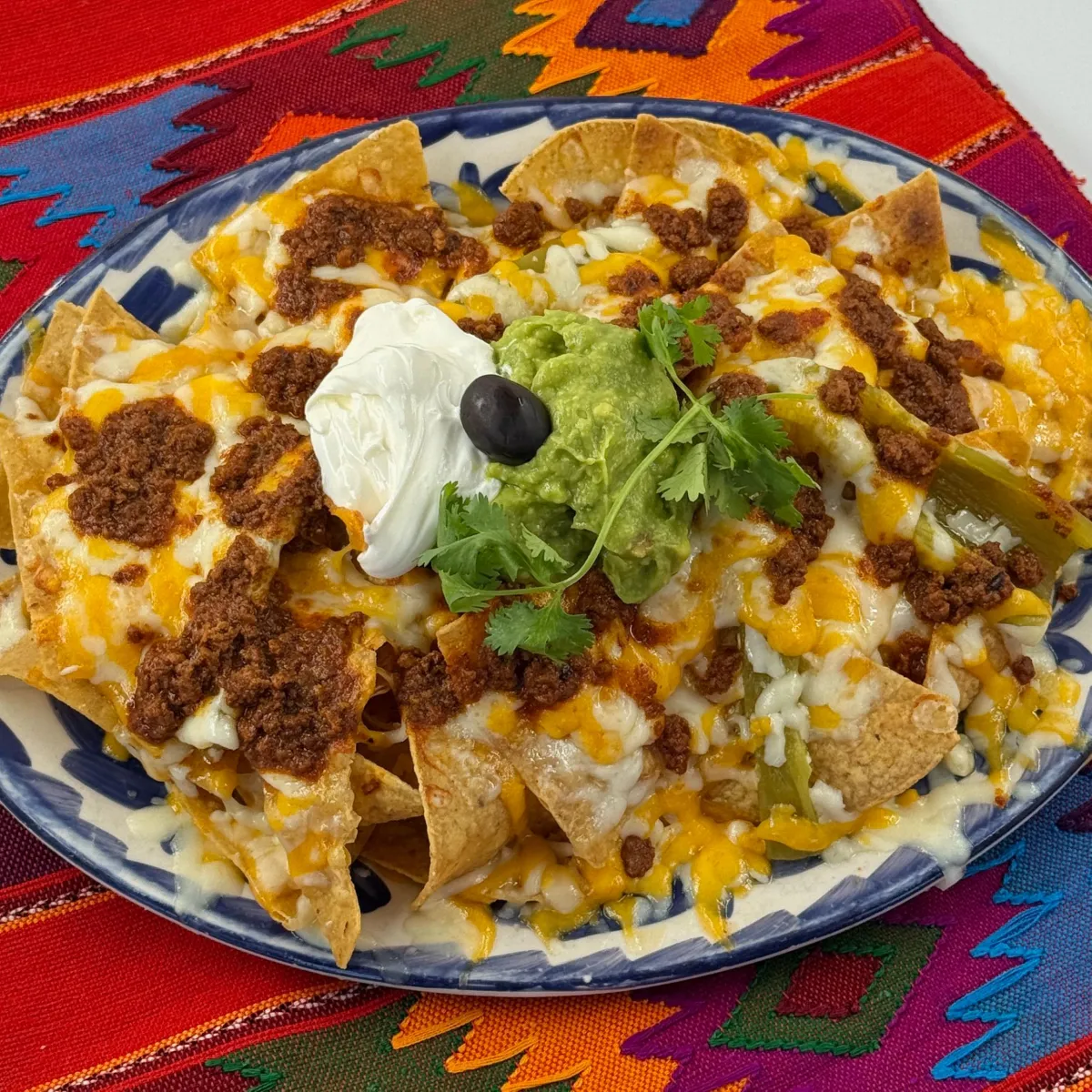 Nachos Supremos loaded nachos appetizer photo at Casa De Pico