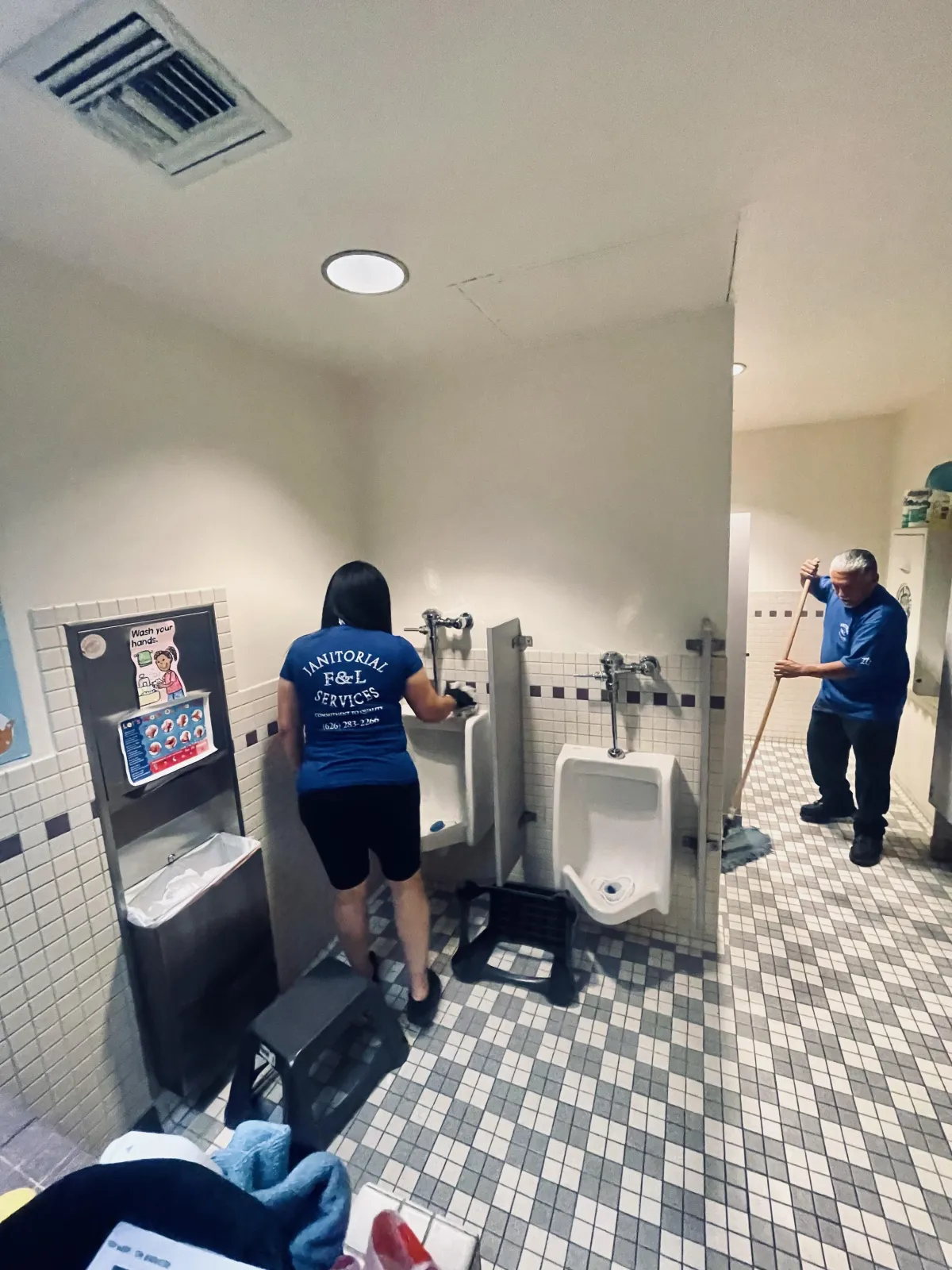 Restroom cleaning, school janitor, school cleaning, janitors, restroom cleaning,