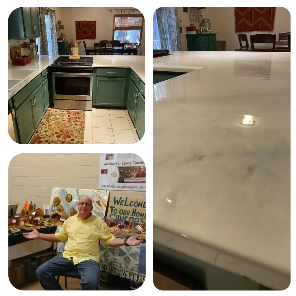 gideons epoxy countertops show low az