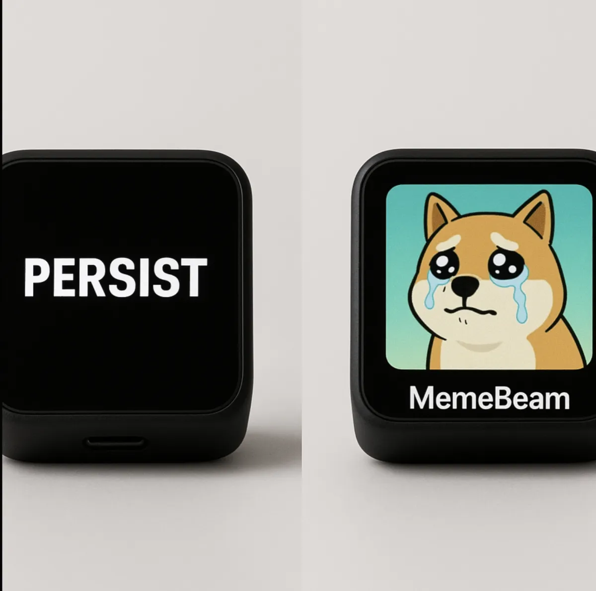 white robot near brown wall