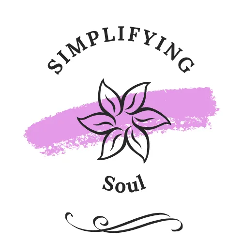 Simpliying Soul Purple flower logo