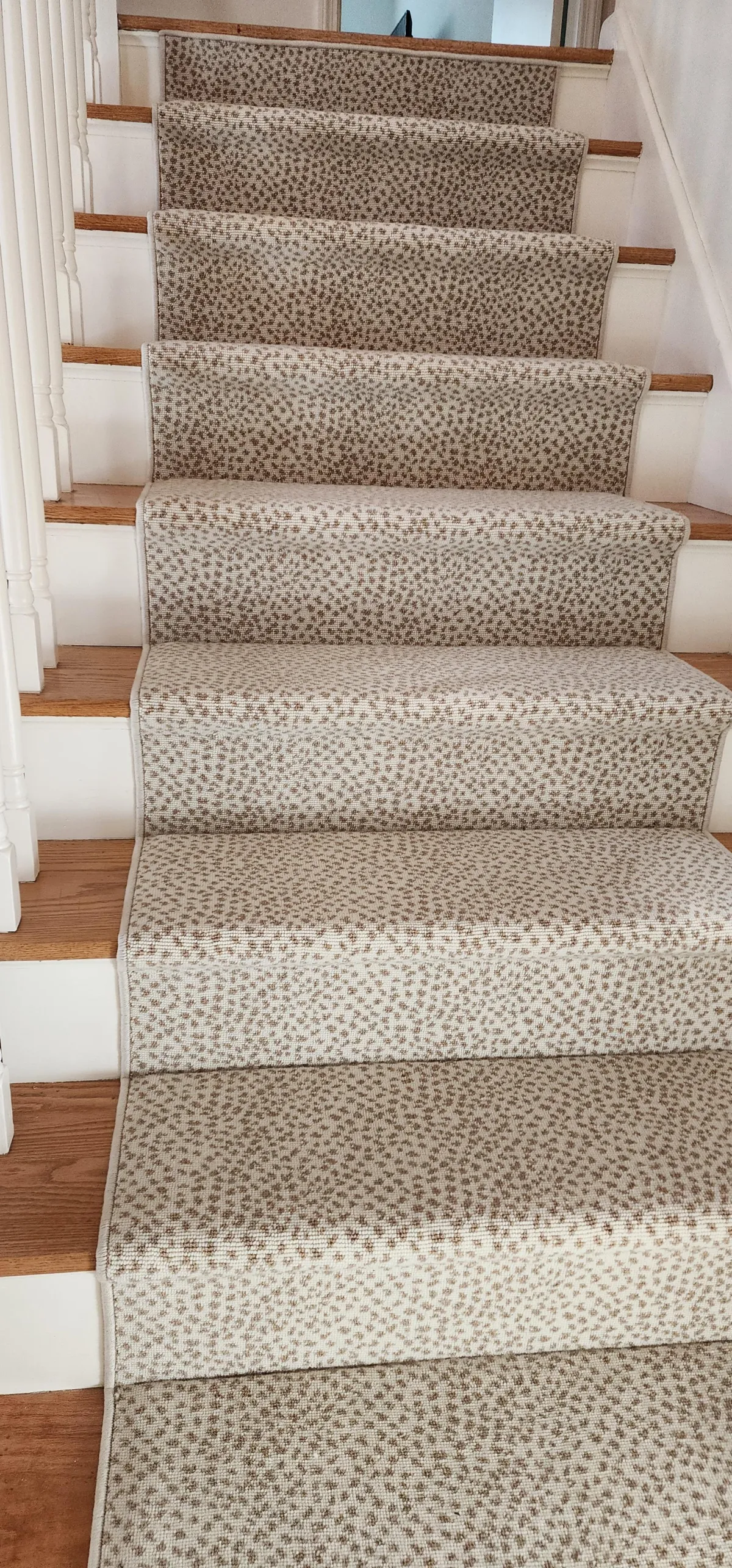 Custom stair runner & LVP flooring