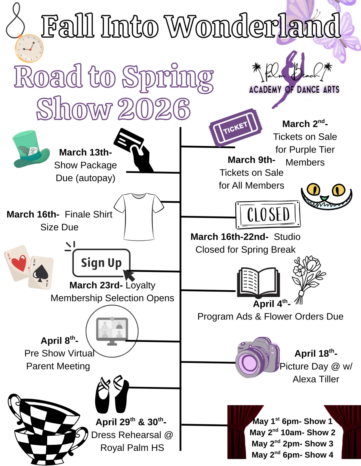 DANCE PERFORMANCE MAY 1 AND 2ND.