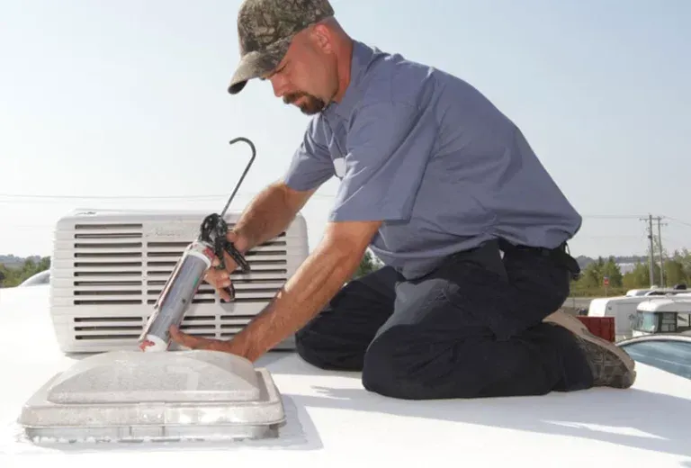 24 hour access RV storage facility in St Charles Missouri for motorhomes and campers