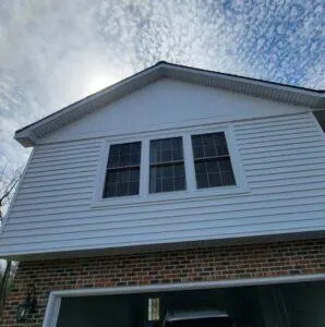 High-quality window replacement by TEO Construction, showcasing energy-efficient windows installed in a Maryland home.