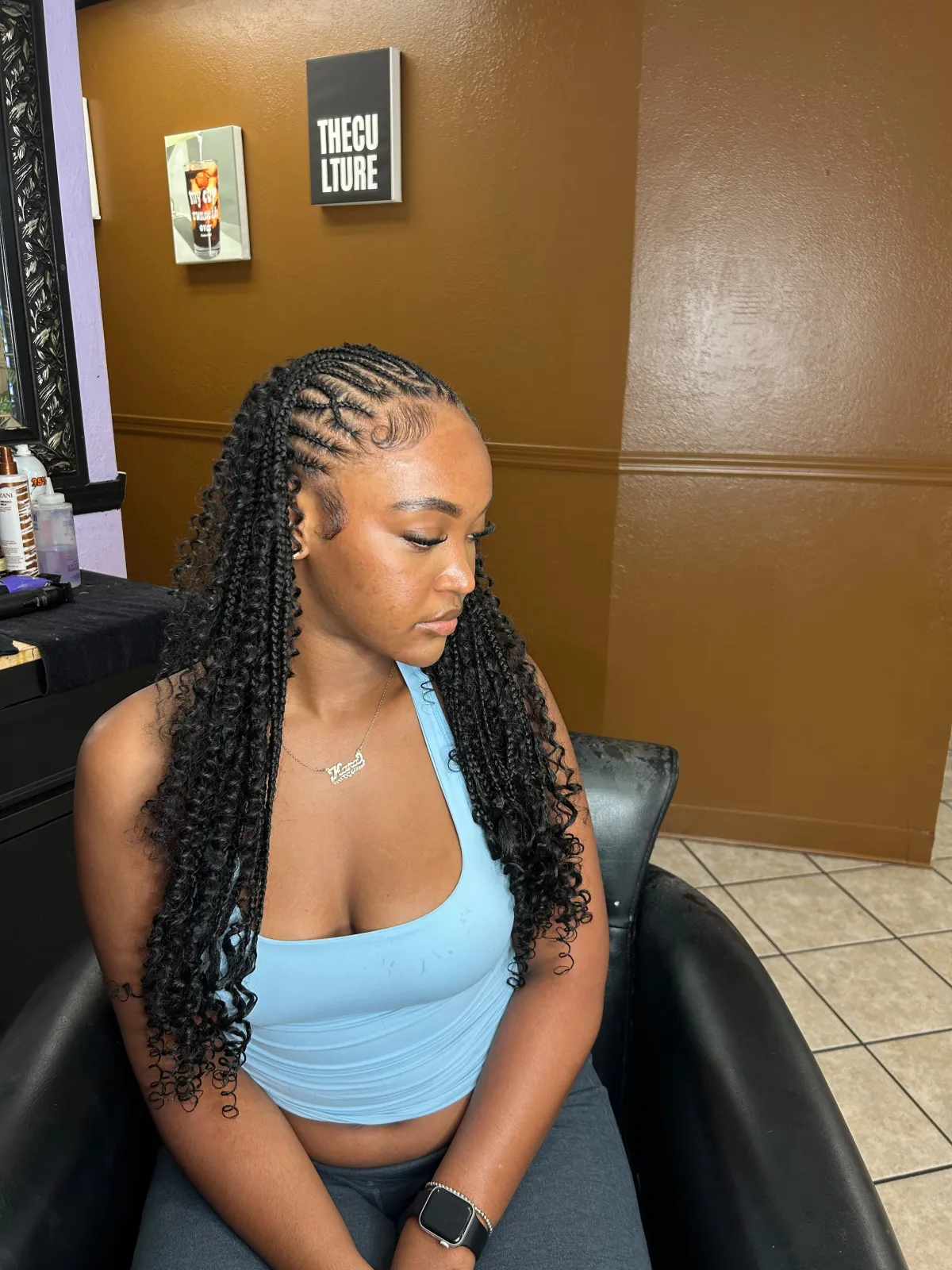 Beautifully maintained holistic natural hair