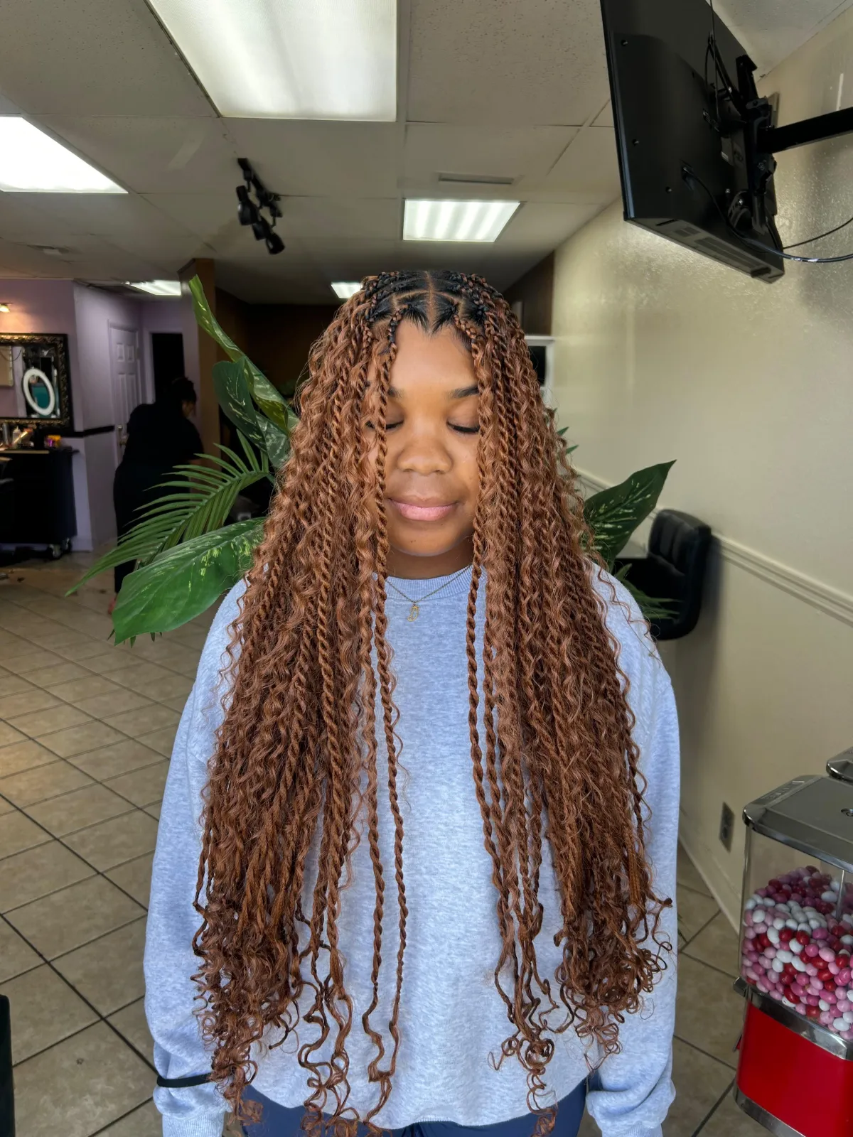 Detailed locs and texture styling