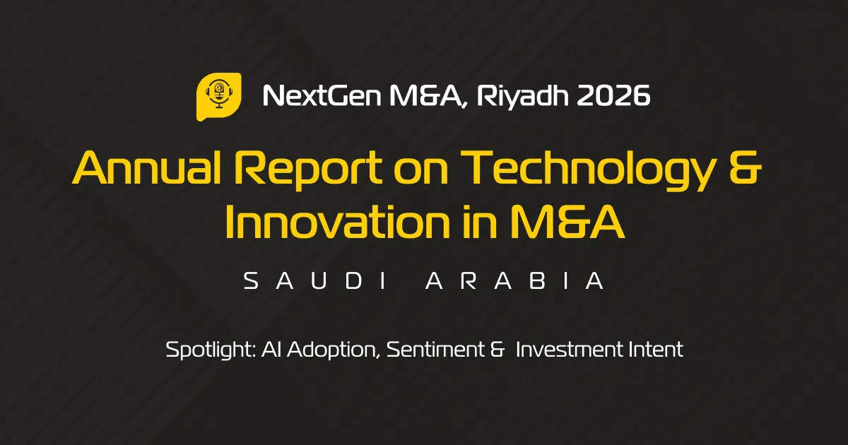 Technology & Innovation in M&A: Saudi Arabia 2026 