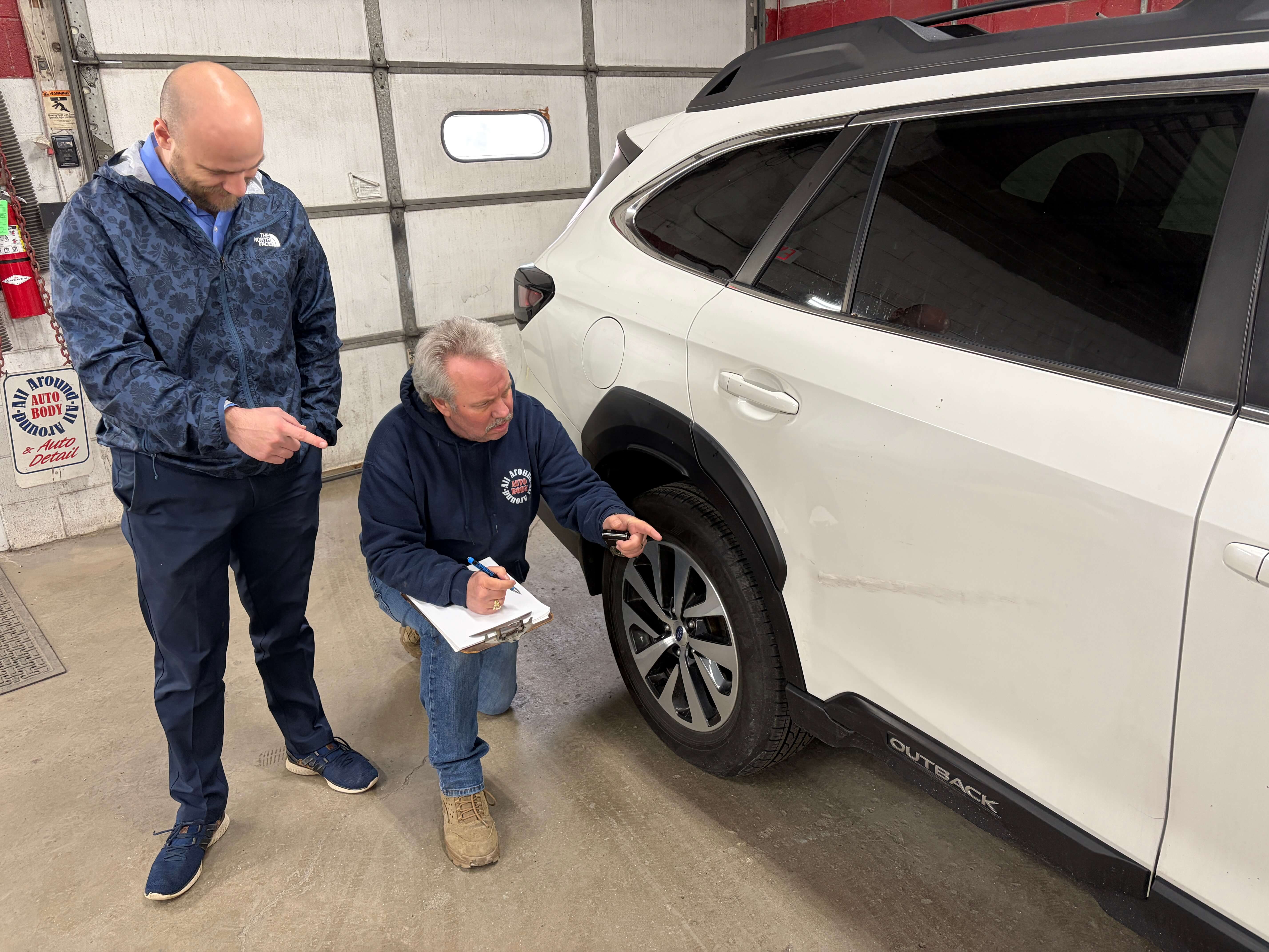 Dent Repair at All Around Auto Body
