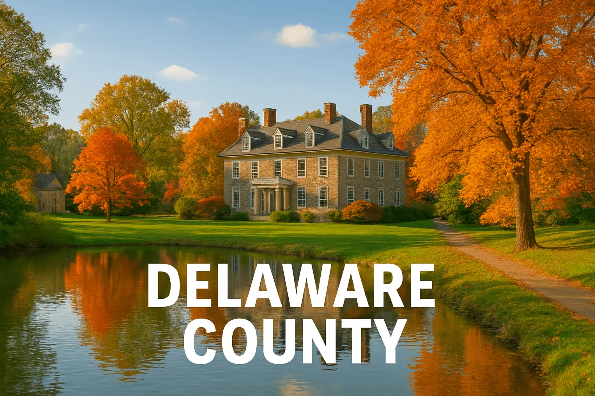 located just minutes from philadelphia, delaware county, pennsylvania