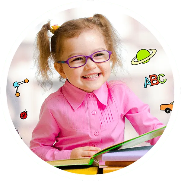 Child running through an obstacle course in a therapy gym
